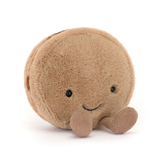 Jellycat Amuseables Mona Macaron Chocolate