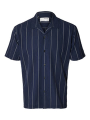 Selected Homme West Shirt - Sky Captain/Stripes