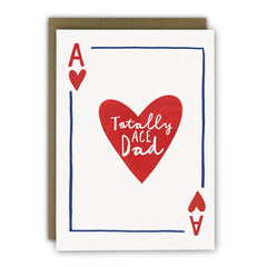 Running With Scissors Totally Ace Dad Father’s Day Card