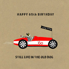 Sally Scaffardi - Age 60 Life In The Old Dog Card