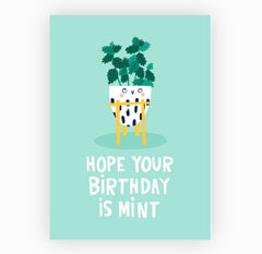 Lucy Maggie Designs Mint Birthday Card