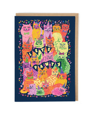 Cath Tate Cats Let’s Pawty Birthday Card