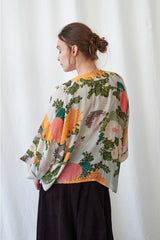 One Hundred Stars Jacquard Putty Kimono
