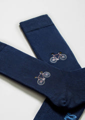 Be Socks- Bicycle Blue Organic Socks