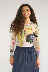 Numph Nualmia Mesh Top - Forest Green