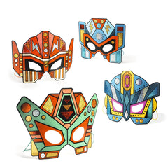 Djeco Do It Yourself Super Robots Masks Craft Kit