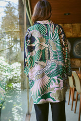One Hundred Stars - Crane Emerald Oversized Shirt