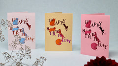 Ark Happy Birthday Cats Greeting Card