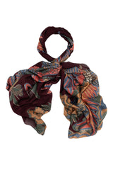 One Hundred Stars - Crane Plum Scarf