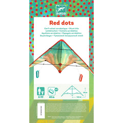 Djeco KITE - Stunt kite - Red Dots