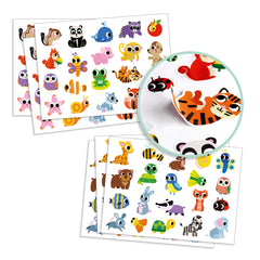 Djeco Big Stickers - Baby Animals