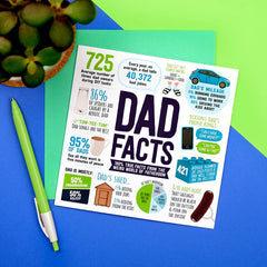 Paper Plane Designs - Dad Facts Card