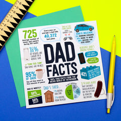 Paper Plane Designs - Dad Facts Card