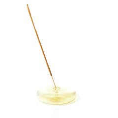 Maegen Dimple Glass Incense Holder -Yellow