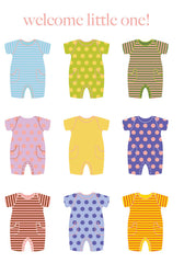 Roger La Borde Babygrows Card