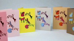 Ark Happy Birthday Cats Greeting Card