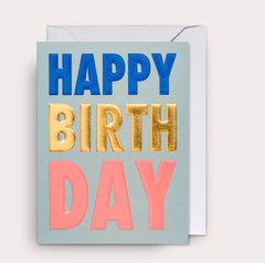 Lagom Design - Happy Birthday Mini Card