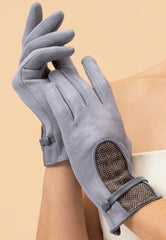 Powder Design - Genevieve Faux Suede Gloves Mist