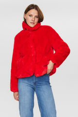 Numph Winda Jacket - High Risk Red