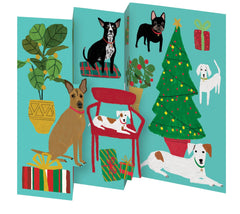 Roger La Borde 5 Pop-out Trifold Cards - Shaggy Dogs