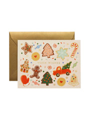 Rifle Paper Holiday Cookies Warm Wishes Christmas Card