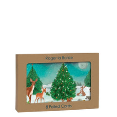 Roger La Borde Eight Foiled Charity Cards - Heart Of The Forest