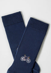 Be Socks- Bicycle Blue Organic Socks