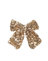 Rockahula Gold Bedazzle Sequin Bow Clip
