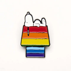 Magpie Gifts - Peanuts Good Vibes Enamel Pin - Rainbow House