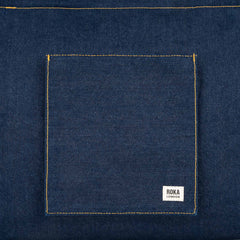 Roka Portobello Large Cotton Bag - Dark Wash Denim