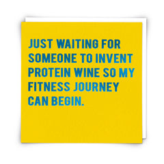 Redback Cards Protein Wine Card