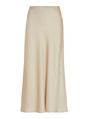 Vila Ellette Long Skirt - Cement