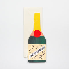 Hadley Champagne Congratulations Card