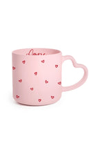 Puckator Amore Heart Shaped Handle Porcelain Mug