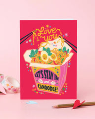 Cath Tate - Canoodle Noodle Card