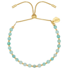 Estella Bartlett Amelia Bracelet Gold Plated - Amazonite