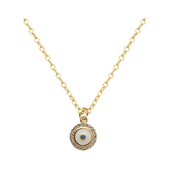Moments Gold Turkish Eye Necklace