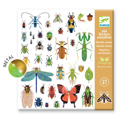 Djeco Metallic Stickers -  Microcosmos