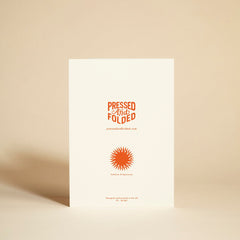 Pressed And Folded Solstices & Equinoxes Greeting Card