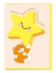 Noi Publishing Superstar Kitty Birthday Card