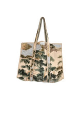 One Hundred Stars Rivers and Trees Velvet Tote Bag
