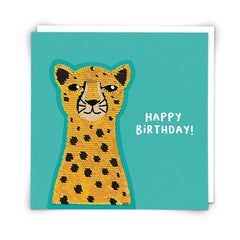 Redback Cards - Sequin Cheetah Birthday Card