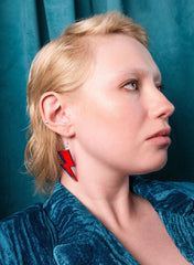 Tatty Devine - Lighting Bolt Bowie Earrings