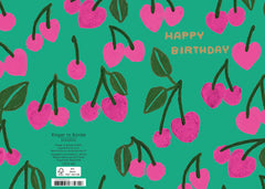 Roger La Borde Cherries Card