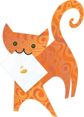 Special Delivery Marmalade Cat 3D Greeting Card