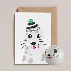 Petra Boase Japanese Paper Balloon Card - Seal
