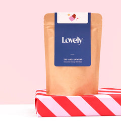 Lovely Skincare - Tap and Unwrap Bath Salts - Chocolate Orange