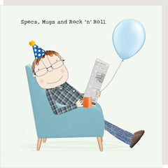 Rosie Made A Thing Card- Rock n Roll