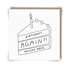 Redback Cards - Again Cake Card