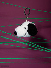 Peanuts Snoopy Tiny Teddy Keyring